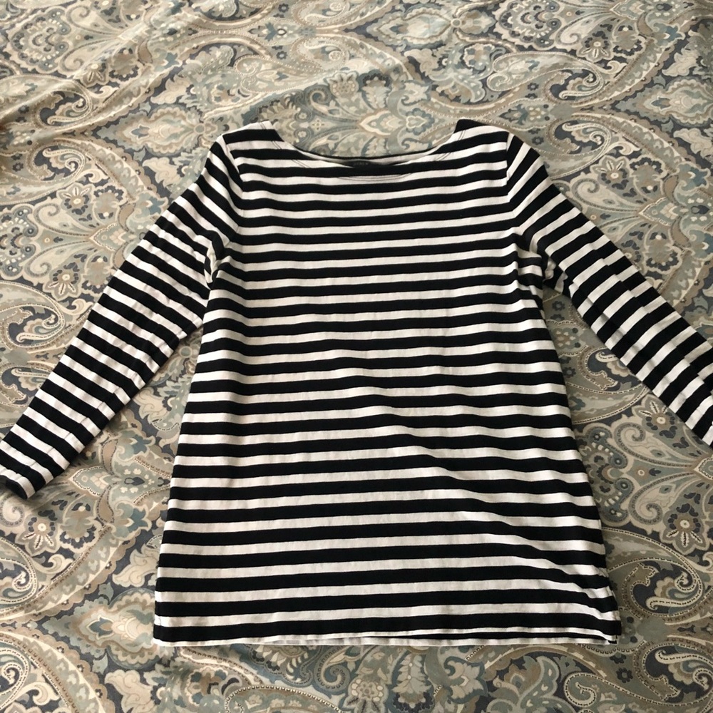 JCrew striped knit top